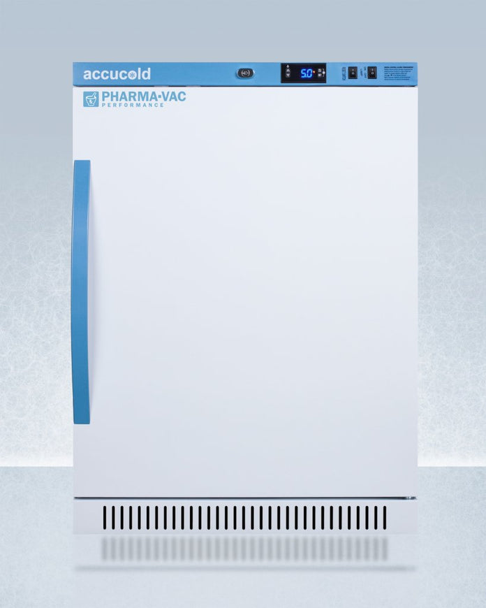 Accucold - ARS6PV456 - 6 Cu. Ft. ADA Height Vaccine Refrigerator, Certified to NSF/ANSI 456 Vaccine Storage Standard