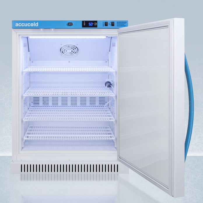 Accucold - ARS6PV456 - 6 Cu. Ft. ADA Height Vaccine Refrigerator, Certified to NSF/ANSI 456 Vaccine Storage Standard
