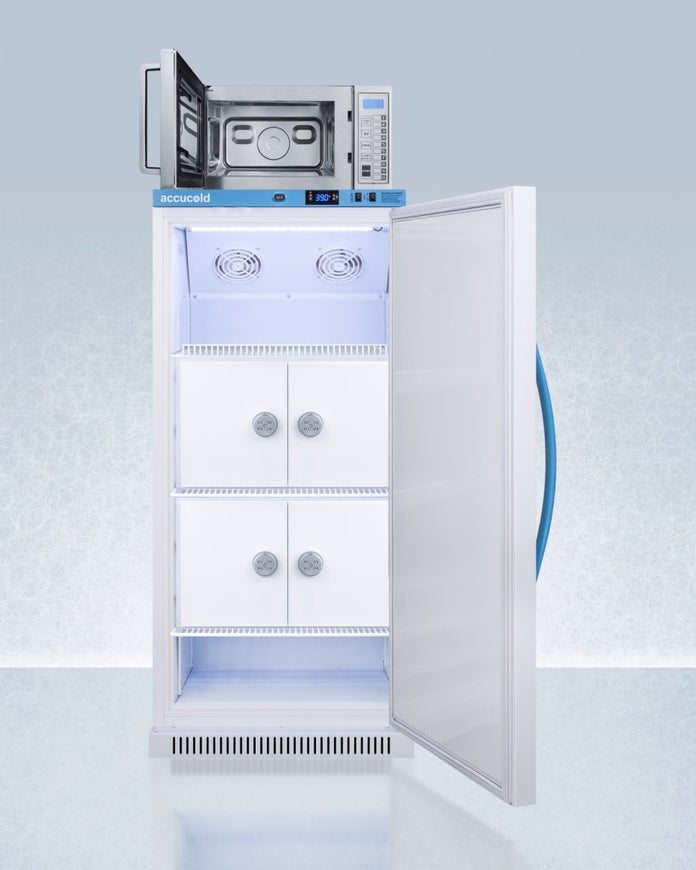 Accucold - ARS8MLMCLK-SCM1000SS - 8 Cu. Ft. MOMCUBE Breast Milk Refrigerator/Microwave Combination