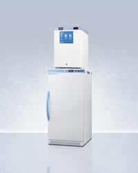 Accucold - ARS8PV-FS30LSTACKMED2LHD - 24" Wide All-Refrigerator-All-Freezer Combination, Left Hand Door