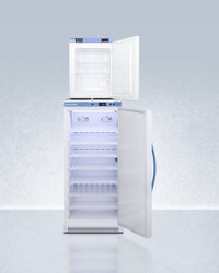 Accucold - ARS8PV-FS30LSTACKMED2 - 24" Wide All-Refrigerator-All-Freezer Combination