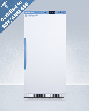 Accucold - ARS8PV456LHD - 8 Cu.Ft. Upright Vaccine Refrigerator, Certified to NSF-ANSI 456 Vaccine Storage Standard, Left Hand Door