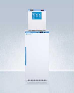 Accucold - ARS8PV-FS24LSTACKMED2LHD - 24" Wide All-Refrigerator-All-Freezer Combination, Left Hand Door