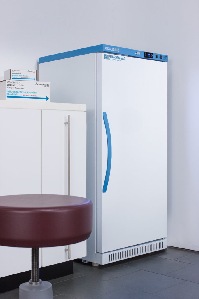 Accucold - ARS8PV456 - 8 Cu. Ft. Upright Vaccine Refrigerator, Certified to NSF/ANSI 456 Vaccine Storage Standard