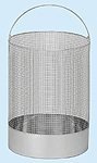 Amerex - ATA-HG50BSB1 - Stainless Steel Round Wire Basket with Solid Bottom