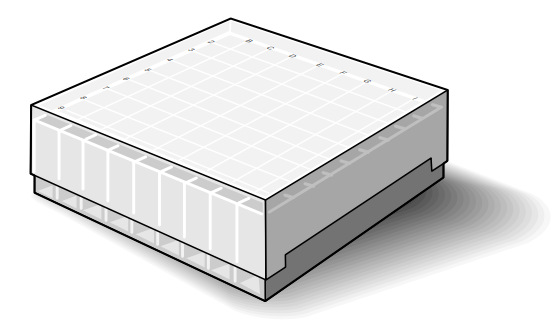 Custom Biogenic Systems - B2P - Polypropylene Box, Including 81-Place Divider for Storing 1.2 & 2.0ml Vials, Temp Range -90°C
