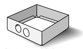 Custom Biogenic Systems - B2SL - Large Stainless Steel Box, 2" High