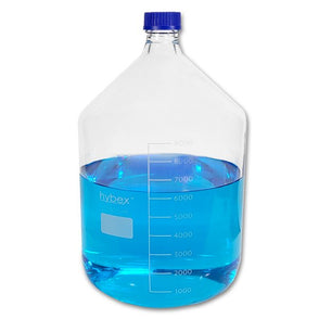 Benchmark Scientific - B3000-10L - Hybex Media Storage Bottle with Standard (GL45) Blue Cap, 10L