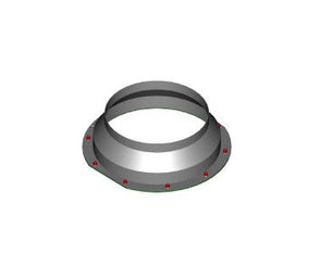 Baker - 12" to 10" Exhaust Transition Collar for SG