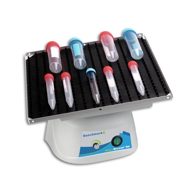 Benchmark Scientific - B3D2300 - BenchRocker™ 3D Nutating Shaker with Variable Speed, Includes 12"x12" Platform with 2 Mats