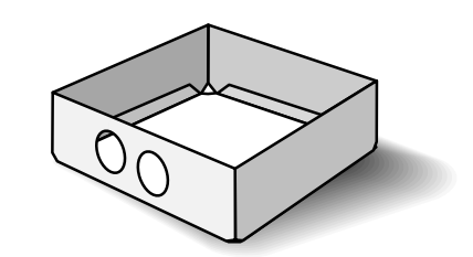 Custom Biogenic Systems - B3SL - Large Stainless Steel Box, 3" High