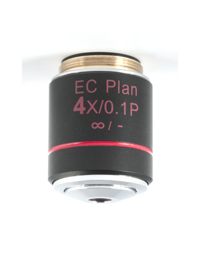 Motic Instruments - 1101001703941 - CCIS EC Plan Objective 4X (Strain-Free)
