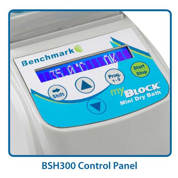 Benchmark Scientific - BSH300-E - MyBlock™ Mini Digital Dry Bath with Cooling (EU Plug)