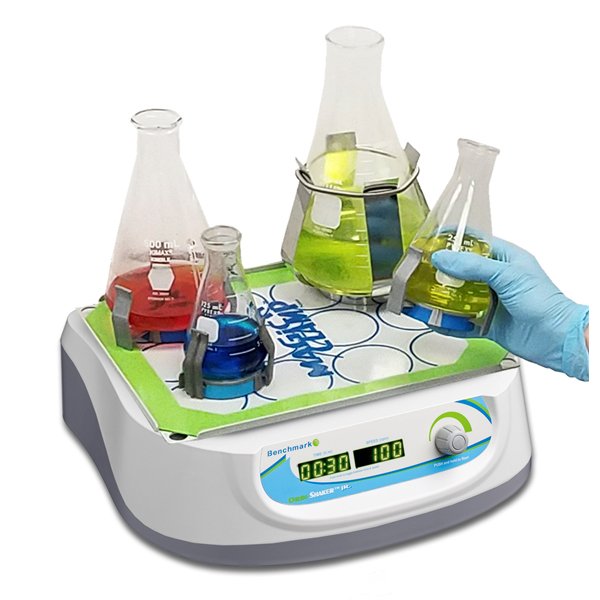 Benchmark Scientific - BT302-E - Orbi-Shaker™Jr with Rubber Mat Platform (9.5"x8"), 100-240V (EU Plug)
