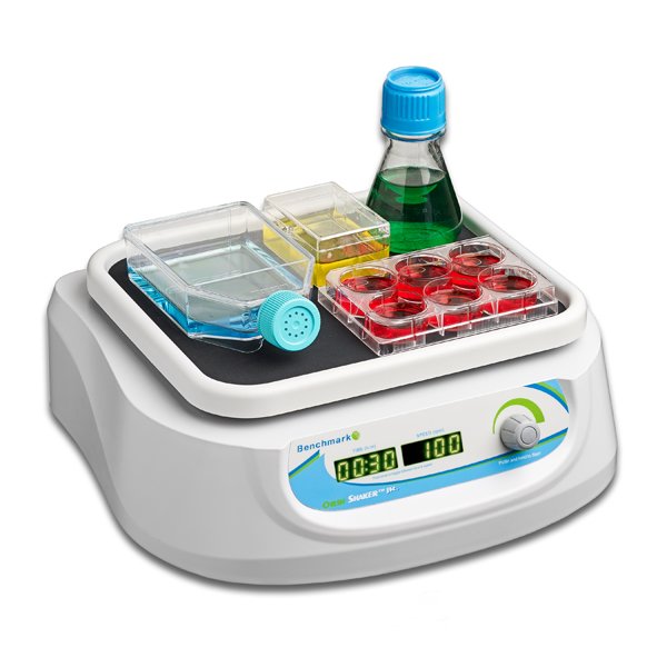 Benchmark Scientific - BT302 - Orbi-Shaker™Jr with Rubber Mat Platform (9.5"x8"), 100-240V (US Plug)