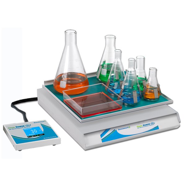Benchmark Scientific - BT4011 - Orbi-Shaker™CO2 XL Orbital Shaker with Remote Controller and Non-Slip Rubber Mat (16x16.5")