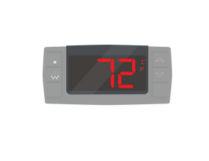 Lab Research Products - CRT-LRP-HC-UCBI-0404G - 4.6 Cu. Ft. Undercounter Controlled Room Temperature Cabinet, Built-In, Glass Door