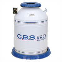 CB602B - Cryosystem 2000 Racks, 10-Shelf, for 2-Inch High Boxes, Roller Base, Battery Alarm Stainless Steel, with Locking Rod