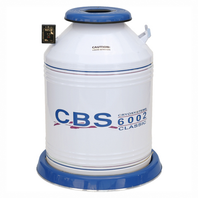 Custom Biogenic Systems - CB602L - Series 6002 Classic Cryosystem, 2000 Rack, 10-Shelf, for 2-Inch High Boxes, Roller Base, 110v Alarm Stainless Steel with Locking Rod