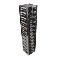 CF-12-2-S - Vertical Rack for 2" Boxes with Spring Lock, Holds 12 Boxes