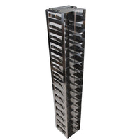 CF-15-2-S - Vertical Rack for 2" Boxes with Spring Lock, Holds 15 Boxes