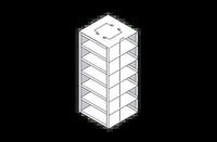 CF-2 - Vertical Rack for 2" Boxes