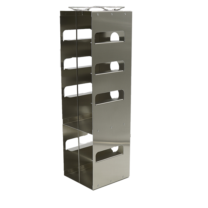CFA-6-3 - Aluminum Vertical Rack for 3" Boxes, Holds 6 Boxes