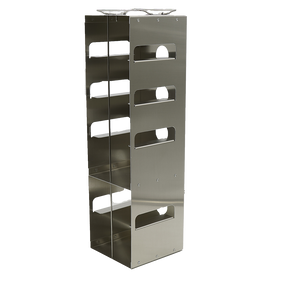 Crystal Industries - CFA-6-3 - Aluminum Vertical Rack for 3" Boxes, Holds 6 Boxes