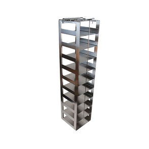 CFH50-10 - Vertical Rack for 50-Cell Hinged Top Plastic Boxes, Holds 10 Boxes