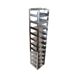CFH50-11 - Vertical Rack for 50-Cell Hinged Top Plastic Boxes, Holds 11 Boxes