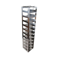 Crystal Industries - CFH50 - Vertical Rack for 50-Cell Hinged Top Plastic Boxes