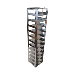 CFH50-12 - Vertical Rack for 50-Cell Hinged Top Plastic Boxes, Holds 12 Boxes