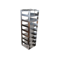 Crystal Industries - CFH50 - Vertical Rack for 50-Cell Hinged Top Plastic Boxes