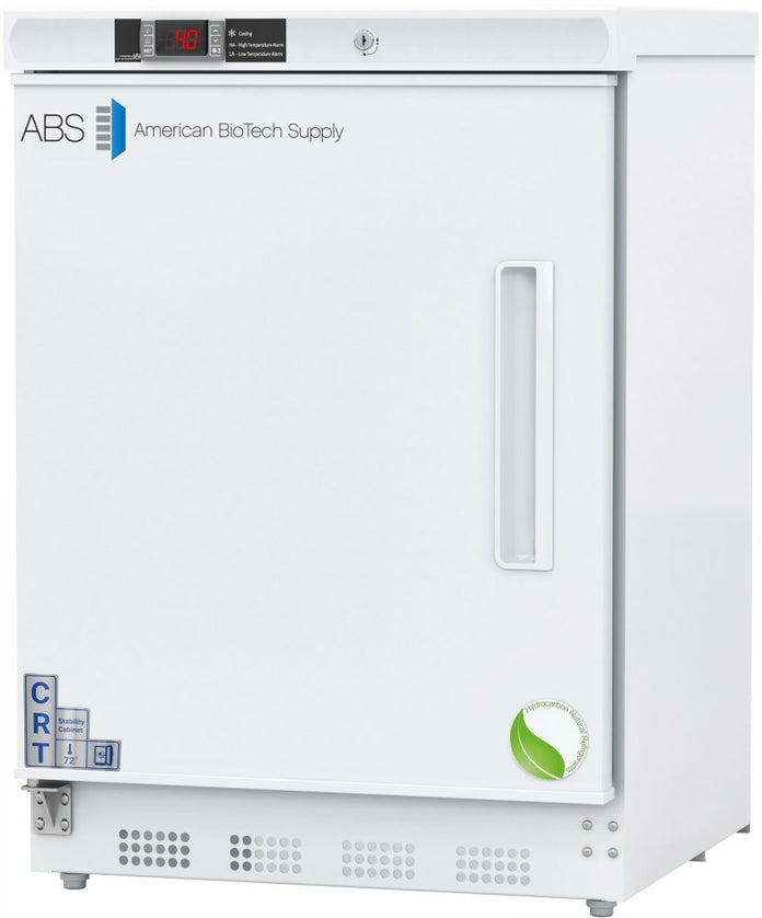 American Biotech Supply - CRT-ABT-HC-UCBI-0404-LH - 4.6 Cu. Ft. Undercounter Controlled Room Temperature Cabinet, Built-In, Left Hinged