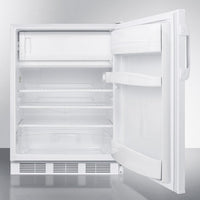 Accucold - CT66WLHD - 24" Wide Refrigerator-Freezer, Left Hand Door
