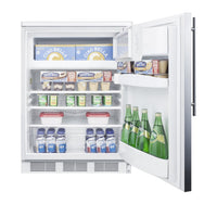Accucold - CT66LWSSHVADALHD - 24" Wide Refrigerator-Freezer, ADA Compliant