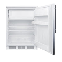 Accucold - CT66LWSSHVADALHD - 24" Wide Refrigerator-Freezer, ADA Compliant