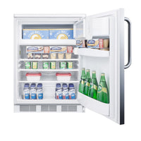 Accucold - CT66LWSSTBADALHD - 24" Wide Refrigerator-Freezer, ADA Compliant