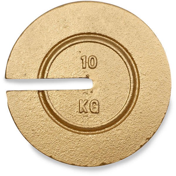 Ohaus - 30391652 - Slotted Weight 2P CI 10kg CL6 Non-Accrd TR