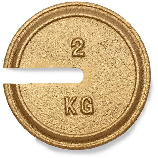 Ohaus - 83040524 - Slotted Weight 2P CI 2kg CL7 No Cert TR