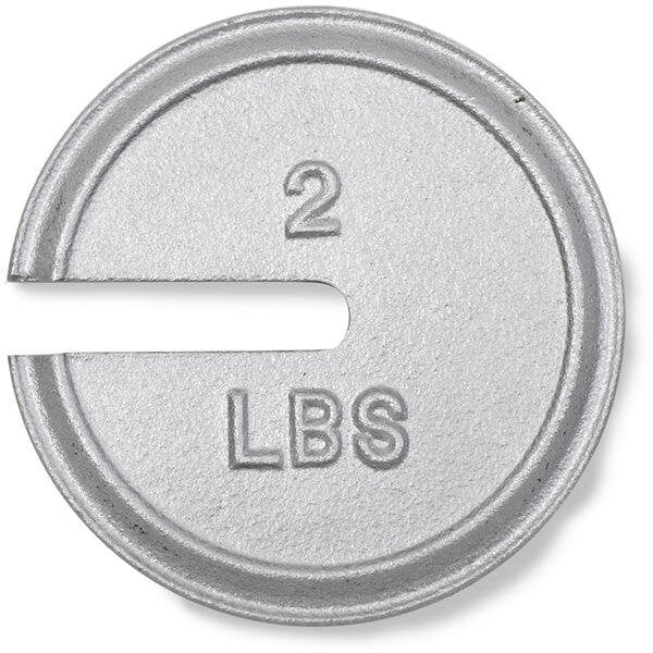 Ohaus - 83040321 - Slotted Weight 1P CI 2lb CL5 Accrd TR