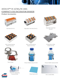 Crystal Industries - IS-AEOLUS - AEOLUS CO2/Non-CO2 Compact Incubator Shakers (25mm or 50mm Orbit Models)