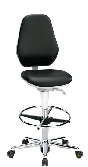 Bimos - 20026542 - Cleanroom Basic Chair Plus 9145+, with Foot Ring, Armless