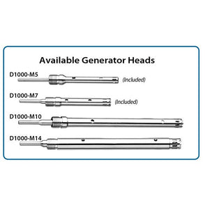 Benchmark Scientific - D1000 - Homogenizer, Includes 5mm and 7mm Generators (Ideal for Microtubes)
