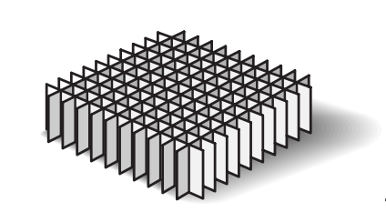 Custom Biogenic Systems - D121 - 121 Cell Standard Cardboard Divider Opening 10.67 mm