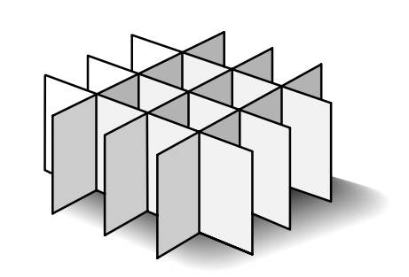 Custom Biogenic Systems - D16L - 16 Cell Large Cardboard Divider Opening 35 mm