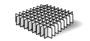 Custom Biogenic Systems - D81 - 81 Cell Standard Cardboard Divider Opening 12.70 mm