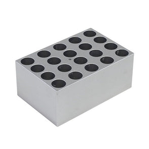 Crystal Industries - DBA37 - 20xø15mm (ø0.59in) Vials Block