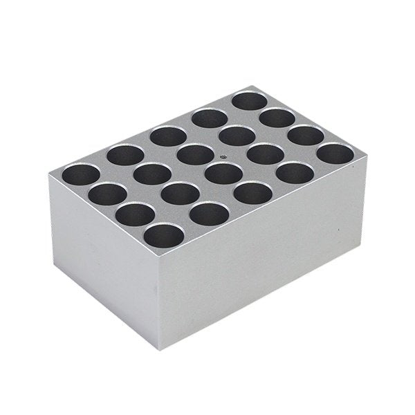 Crystal Industries - DBA38 - 20xø16mm (ø0.63in) Vials Block