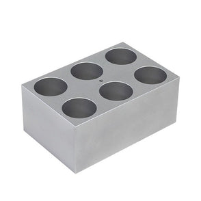 Crystal Industries - DBA44 - 6xø28mm (ø1.1in) Vials Block